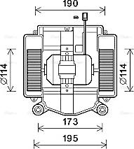 AVA MS8669 - Ventilator kabine/unutrasnjeg prostora www.molydon.hr