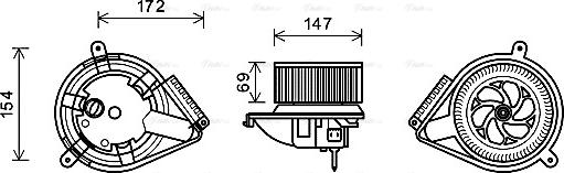 AVA MS8616 - Ventilator kabine/unutrasnjeg prostora www.molydon.hr