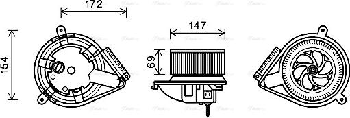 AVA MS8618 - Ventilator kabine/unutrasnjeg prostora www.molydon.hr