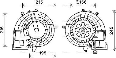 AVA MS8612 - Ventilator kabine/unutrasnjeg prostora www.molydon.hr
