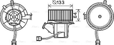 AVA MS8630 - Ventilator kabine/unutrasnjeg prostora www.molydon.hr