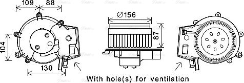 AVA MS8625 - Ventilator kabine/unutrasnjeg prostora www.molydon.hr