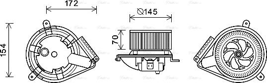 AVA MS8626 - Ventilator kabine/unutrasnjeg prostora www.molydon.hr