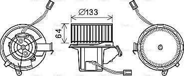 AVA MS8628 - Ventilator kabine/unutrasnjeg prostora www.molydon.hr