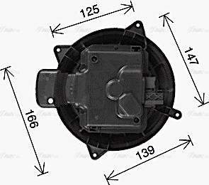 AVA MS8765 - Ventilator kabine/unutrasnjeg prostora www.molydon.hr