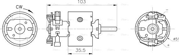 AVA MS8783 - Ventilator kabine/unutrasnjeg prostora www.molydon.hr