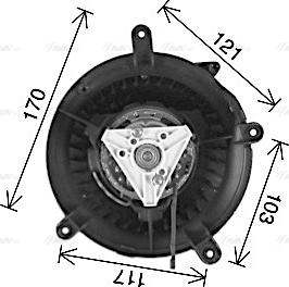 AVA MS8739 - Ventilator kabine/unutrasnjeg prostora www.molydon.hr