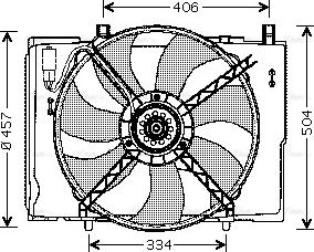 AVA MS 7504 - Ventilator, hladjenje motora www.molydon.hr