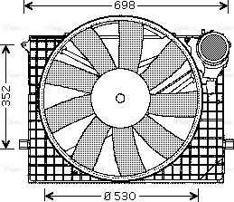 AVA MS 7505 - Ventilator, hladjenje motora www.molydon.hr