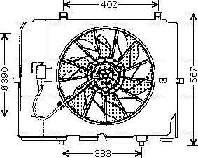 AVA MS7502 - Ventilator, hladjenje motora www.molydon.hr