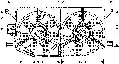 AVA MS 7510 - Ventilator, hladjenje motora www.molydon.hr