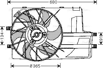 AVA MS7511 - Ventilator, hladjenje motora www.molydon.hr