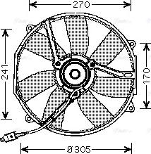 AVA MS 7512 - Ventilator, hladjenje motora www.molydon.hr
