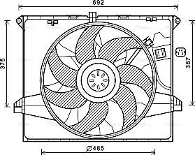 AVA MS7671 - Ventilator, hladjenje motora www.molydon.hr