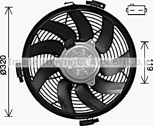 AVA MS7722 - Ventilator, hladjenje motora www.molydon.hr