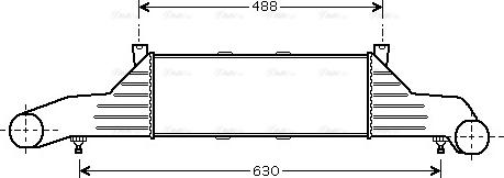 AVA MSA4295 - Intercooler, hladnjak www.molydon.hr