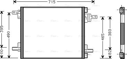 AVA MSA5345 - Kondenzator, klima-Uređaj www.molydon.hr