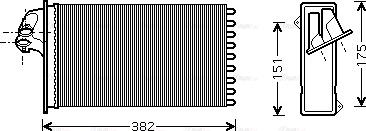AVA MSA6355 - Izmjenjivač topline, grijanje unutrasnjeg prostora www.molydon.hr
