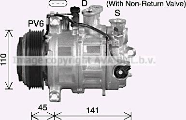 AVA MSK773 - Kompresor, klima-Uređaj www.molydon.hr