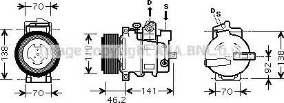 AVA MS K427 - Kompresor, klima-Uređaj www.molydon.hr