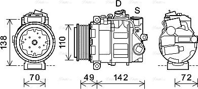 AVA MSK644 - Kompresor, klima-Uređaj www.molydon.hr