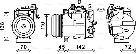 AVA MSK682 - Kompresor, klima-Uređaj www.molydon.hr