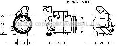 AVA MS K425 - Kompresor, klima-Uređaj www.molydon.hr
