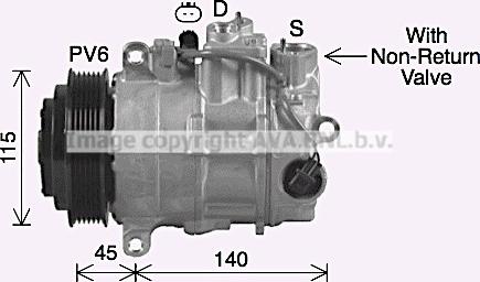 AVA MSK755 - Kompresor, klima-Uređaj www.molydon.hr