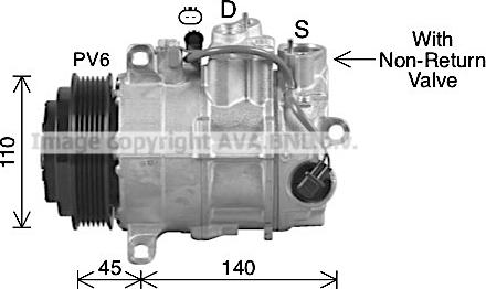 AVA MSK756 - Kompresor, klima-Uređaj www.molydon.hr