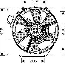 Ava Quality Cooling RT 7536 - Ventilator, hladjenje motora www.molydon.hr