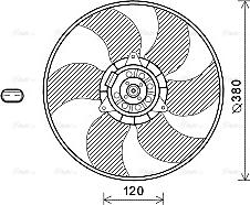 AVA RT7604 - Ventilator, hladjenje motora www.molydon.hr