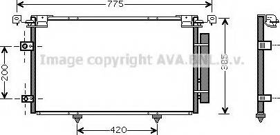 Ava Quality Cooling TO 5319 - Kondenzator, klima-Uređaj www.molydon.hr