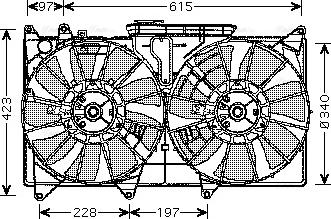 Ava Quality Cooling TO7535 - Ventilator, hladjenje motora www.molydon.hr