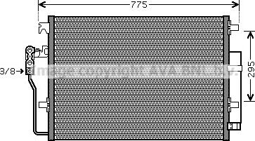 AVA VN5277D - Kondenzator, klima-Uređaj www.molydon.hr