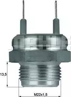 Behr TSW 1 - Prekidač temperature, ventilator radijatora / klima uređaja www.molydon.hr