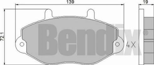 BENDIX 510152 - Komplet Pločica, disk-kočnica www.molydon.hr