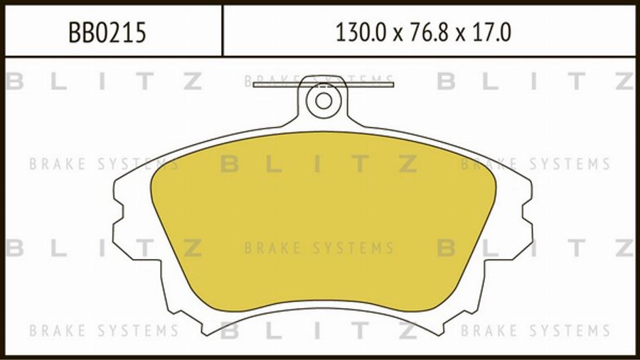 Blitz BB0215 - Komplet Pločica, disk-kočnica www.molydon.hr
