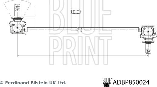 Blue Print ADBP850024 - Šipka/spona, stabilizator www.molydon.hr