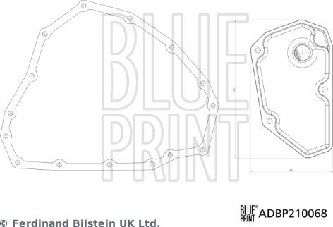 Blue Print ADBP210068 - Hidraulicni filter, automatski mjenjač www.molydon.hr