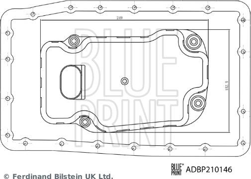 Blue Print ADBP210146 - Hidraulicni filter, automatski mjenjač www.molydon.hr