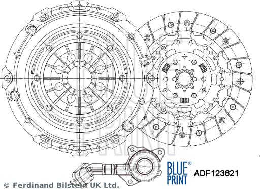 Blue Print ADF123621 - Komplet kvačila www.molydon.hr