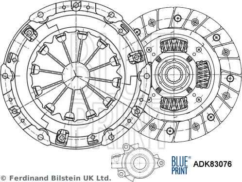 Blue Print ADK83076 - Komplet kvačila www.molydon.hr