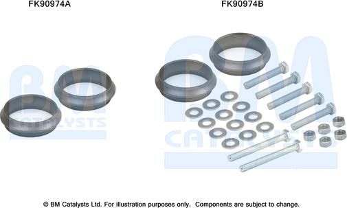 BM Catalysts FK90974 - Garnitura za montažu, katalizator www.molydon.hr