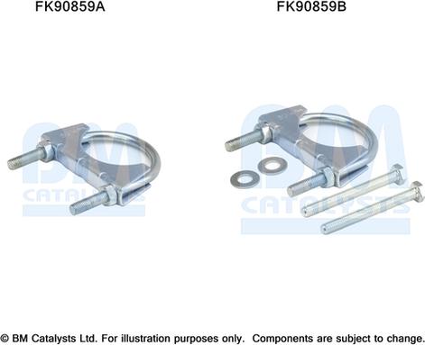 BM Catalysts FK90859 - Garnitura za montažu, katalizator www.molydon.hr