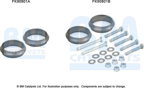 BM Catalysts FK90801 - Garnitura za montažu, katalizator www.molydon.hr