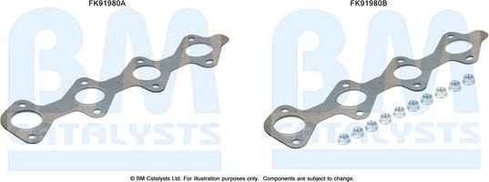 BM Catalysts FK91980 - Garnitura za montažu, katalizator www.molydon.hr