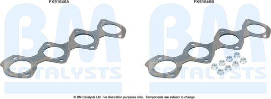 BM Catalysts FK91646 - Garnitura za montažu, katalizator www.molydon.hr