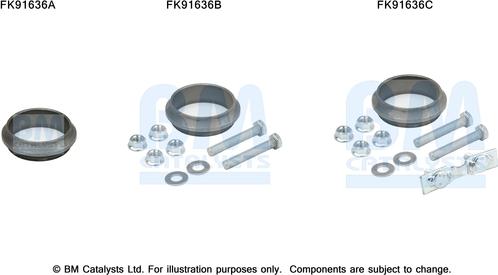 BM Catalysts FK91636 - Garnitura za montažu, katalizator www.molydon.hr