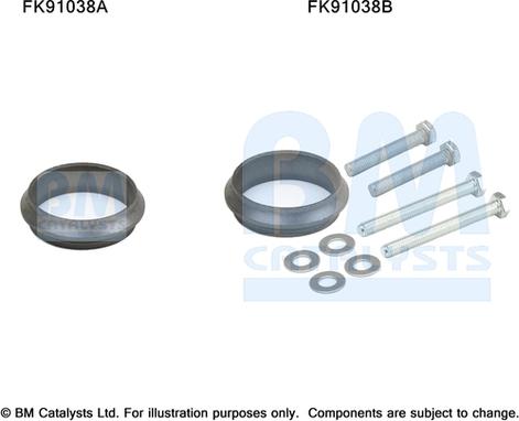 BM Catalysts FK91038 - Garnitura za montažu, katalizator www.molydon.hr