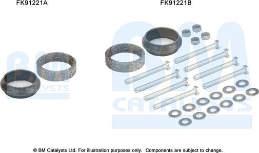 BM Catalysts FK91221 - Garnitura za montažu, katalizator www.molydon.hr